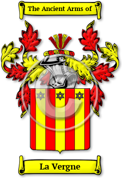 La Vergne Family Crest Download (JPG) Legacy Series - 600 DPI